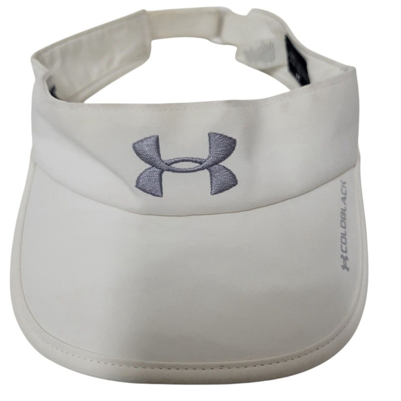 Under Armour Womens Visor White Hook Loop Hat Cap. One Size. Pre-owned Condition - Picture 5 of 7